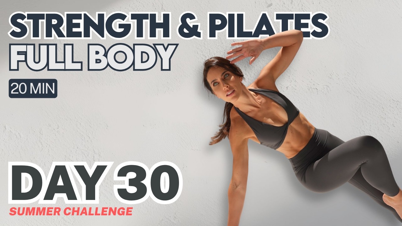 Day 30 | The Ultimate 20 Min Pilates Sculpt for Summer with Lilly Sabri | Free Summer Challenge