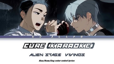 Thumbnail of Cure (Karaoke/Instrumental) - Color Coded Lyrics | Alien Stage ALNST Round 6