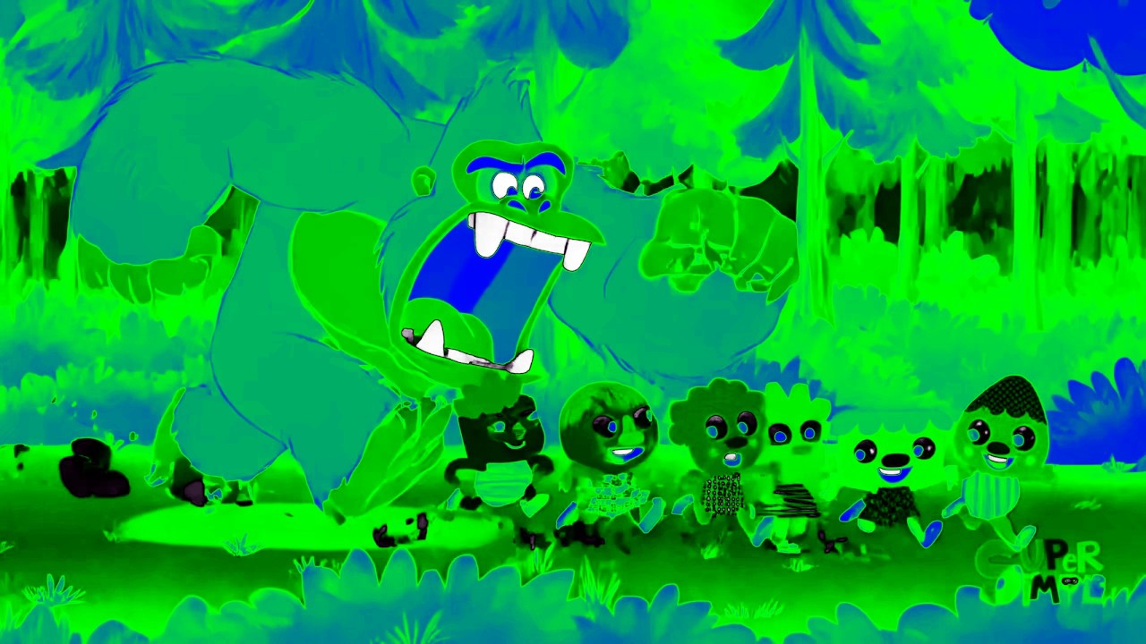 Noodle & Pals Line Up Featuring Giant Gorilla Intro Logo | Sponsored By: Gamavision Csupo Effects