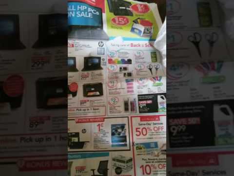 OFFICE DEPOT OMG OMG PENNIE DEALS!!! 8-6-17 to 8-12-17