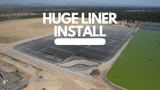 Huge Liner Project - Oregon Wastewater Treatment Liner Installation Content