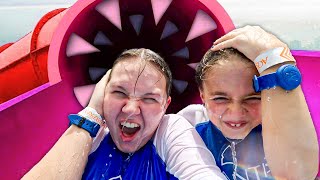 Ruby and Bonnie Fun Rides in Largest Water Park in the world for families