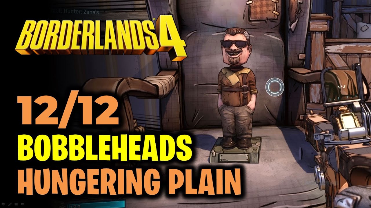Hungering Plain - All 12 Marcus Bobbleheads Location | Borderlands 4