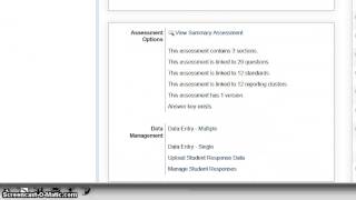 How to print an answer sheet in DataDirector