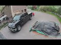 CAUGHT ON CAMERA: Man, child barely escape lightning strike