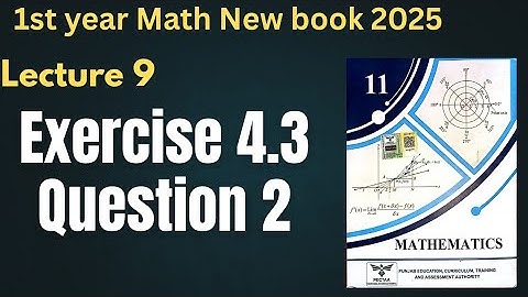 Class 11 Math | Matrices & Determinants | Ex 4.3 Q2 | Find Rank using Row Operation | New Book 2025
