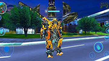 Bumblebee Grand Robot Hero: Drone Car Robot Transform Game 2021 - Android Gameplay