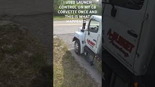 Used launch control once on my C8 corvette Z51 and this is what happened…#c8 #corvette #z51