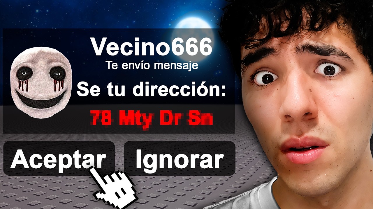 Probé los MITOS más ATERRADORES de Roblox...