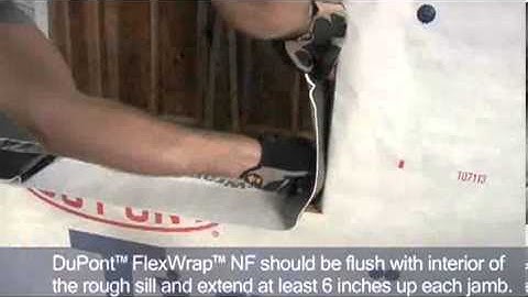 How to Flash Windows w/ DuPont™ Flexwrap™ and DuPont™ Flashing Tape