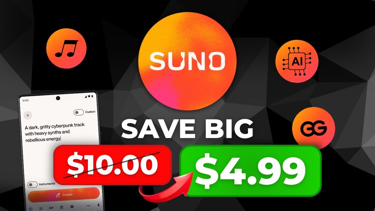 🎵 Get Suno AI Pro CHEAP For 50%+ OFF 💥 | Best AI Music Generator Deal for 2026 (No VPN Needed!)Legit