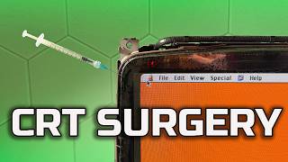 Performing Surgery on a CRT Tube to Fix Cataracts + Reviving a Broken Mac