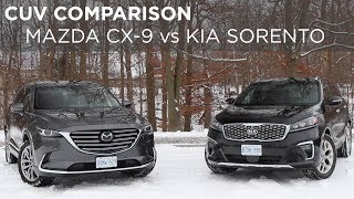 Suv Comparison 2019 Mazda Cx-9 Vs 2019 Kia Sorento Driving.ca