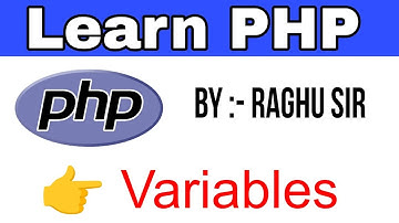 Tutorial for php variables with live example in hindi | How to define variables in php