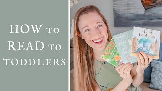 How to Get Toddlers to Sit and Read with You: Tips from a Speech Therapist | Learn With Adrienne