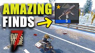 SNOW Biome Is Where The LOOT Is -  NO MAP & NO COMPASS - 7 Days To Die 3.0 - (Immersive Agility)