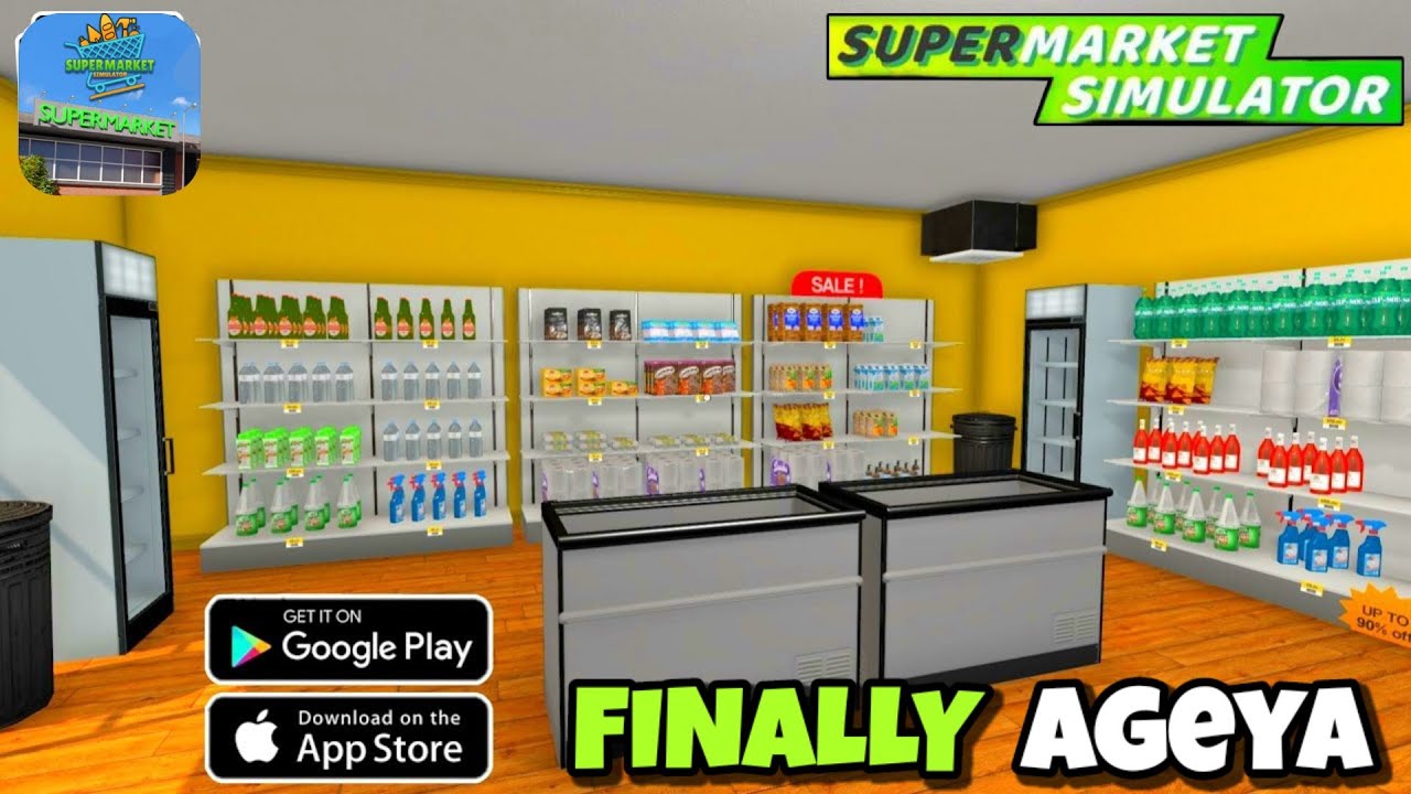 FINALLY AGEYA SUPER MARKET SIMULATOR IN MOBILE - Download Now - YouTube