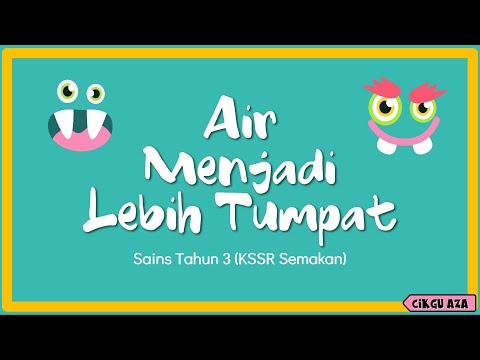 Video: Mengapa air lebih tumpat sebagai cecair?