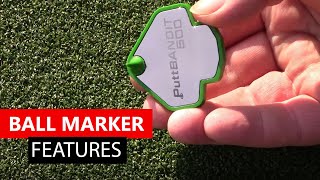 PuttBANDIT Golf Ball Marker Features