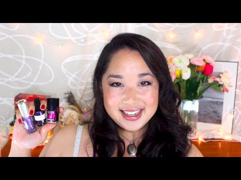favorite purple nail polishes roy g biv series youtube