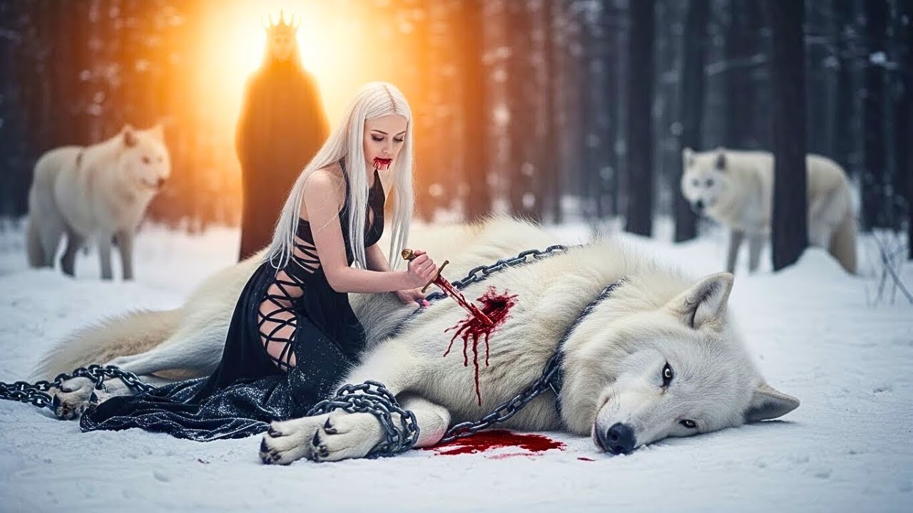 She Broke Silver Chains from a Dying White Wolf — When He Shifted, the Alpha King Chose Her as Queen