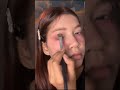 Korean red smokey eye makeuplook🥰#foryou #makeuptutorial #easymakeup