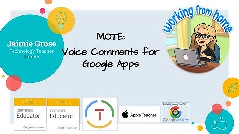 mote: voice commenting for Google Apps