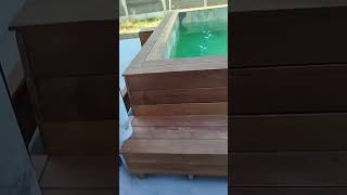 Auto Construction Mini Piscine Pierre De Bali En  Pierres De Bali
