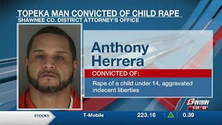 Topeka man found guilty of child rape
