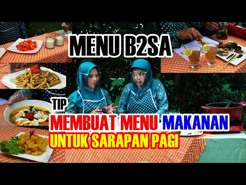 Video: Cara Menyusun Menu Sarapan Pagi