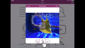 Generate QR code with voice recoding and image