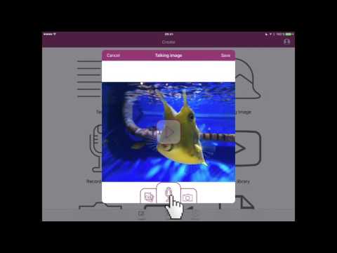 Generate QR code with voice recoding and image