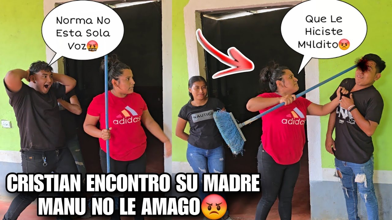 🚨URGENTE MANU Le Tron0 Toda La Car4 a CRISTIAN Por Haber Golpead0 a NORMA😡😱Vean Como Lo Agarr0🫢