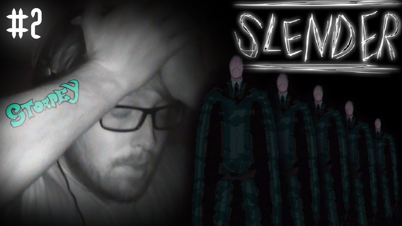 Steve plays Slender #2 (alone, in the dark, headphones, heart attack again)