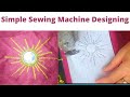 Beautiful sleeves design cutting stitching  simple sewing machine designing