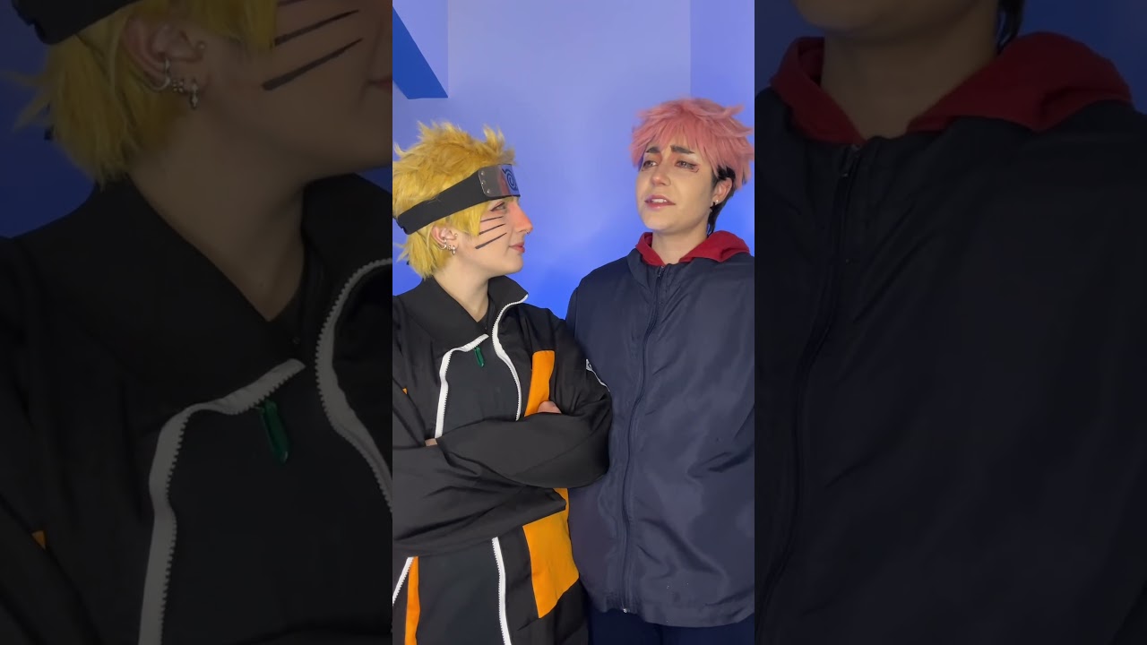 Naruto e Itadori fizeram amizade #naruto #itadori