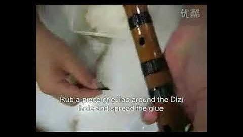 how to fix the Bamboo flute dimo(The correct way to attach the membrane)