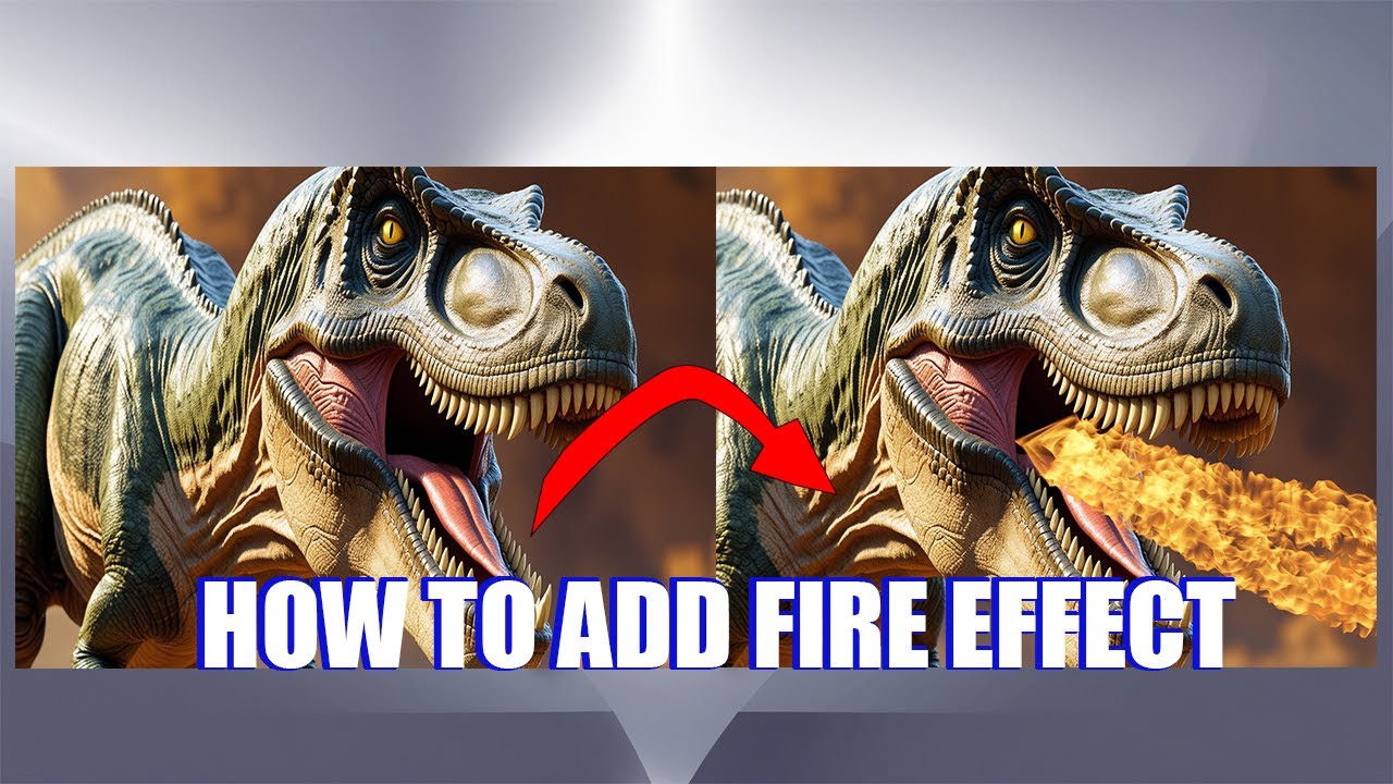 how to make fire effect in photoshop - YouTube