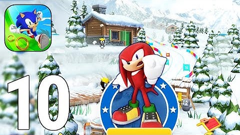 Sonic Dash - Endless Runner Gameplay Walkthrough Part 10 - Knuckles Boss Battle Zazz! 2021