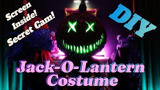 DIY Jack-O-Lantern Costume with secret camera!