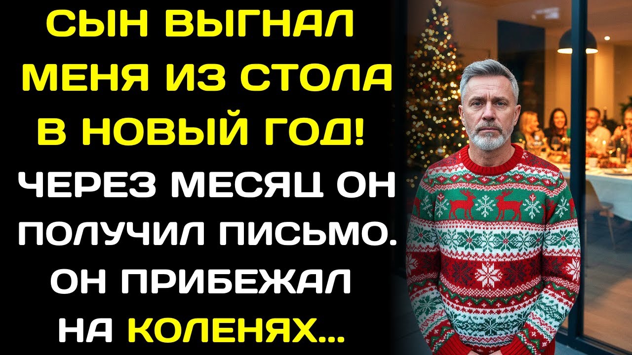 На Новый Год за столом сын сказал: «Заткнись!» Я взял ключи от дома и ушел. Утром он рыдал.