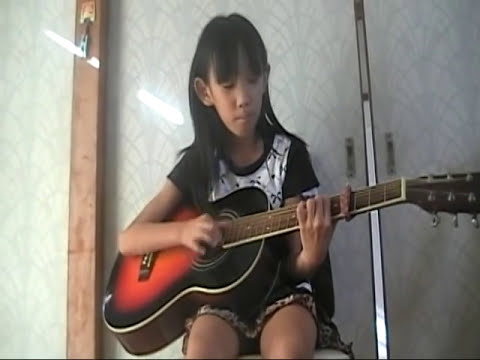 とんぼ(長渕剛) - 麗奈 [Cover] (9 years old)