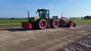 AP KB 130/550-265 Kilverbak met Claas Xerion 3800 Trac | Planieren | Grader box | Leveling