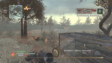 MW2, Nuke with every gun Ep.21 - Barrett .50cal (1080p)