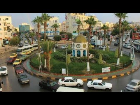 جوله في مدينه اربد دوار القبة مدينه الحسن الرياضيه للشباب جولة في شوارع مدينة اربد الاردنية