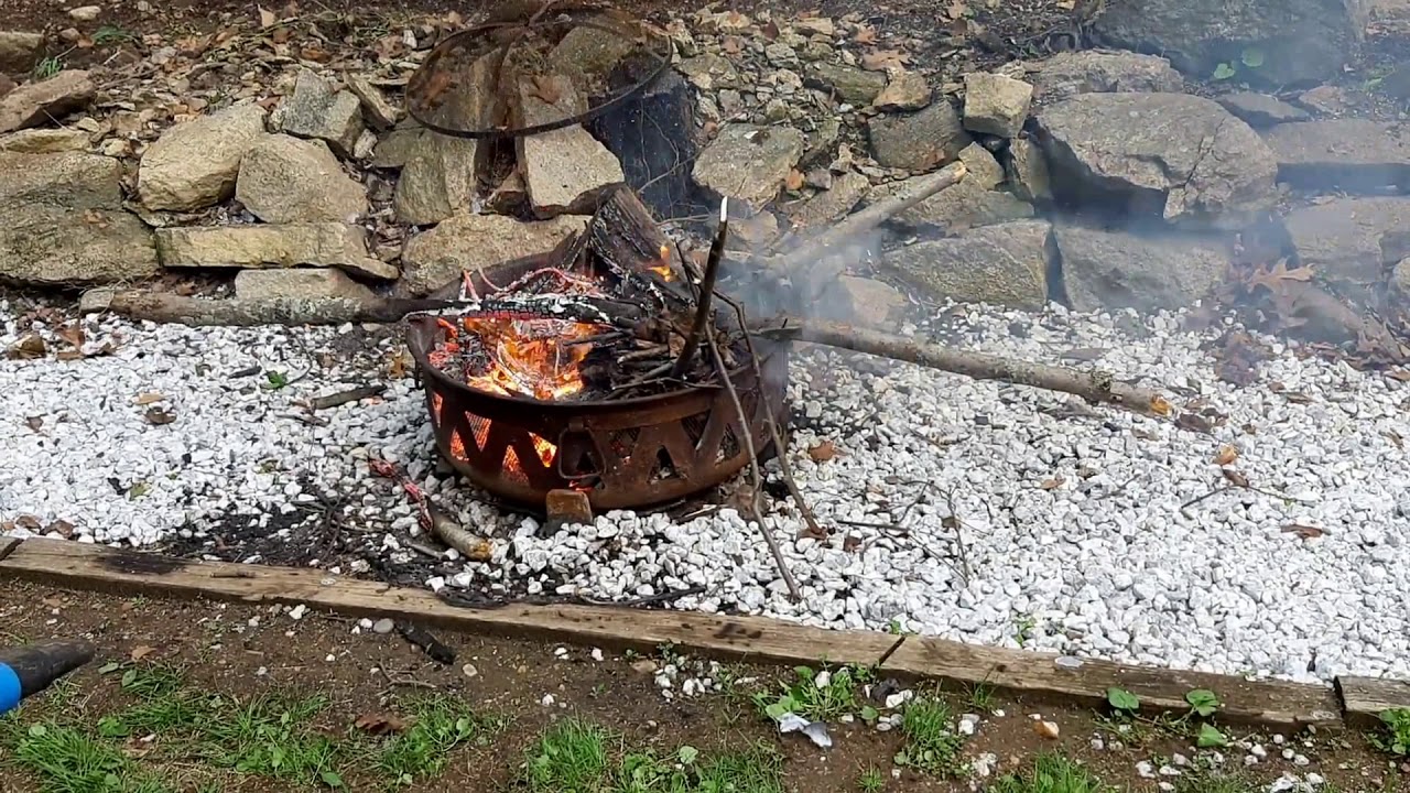 Leaf Blower on a Fire Pit YouTube