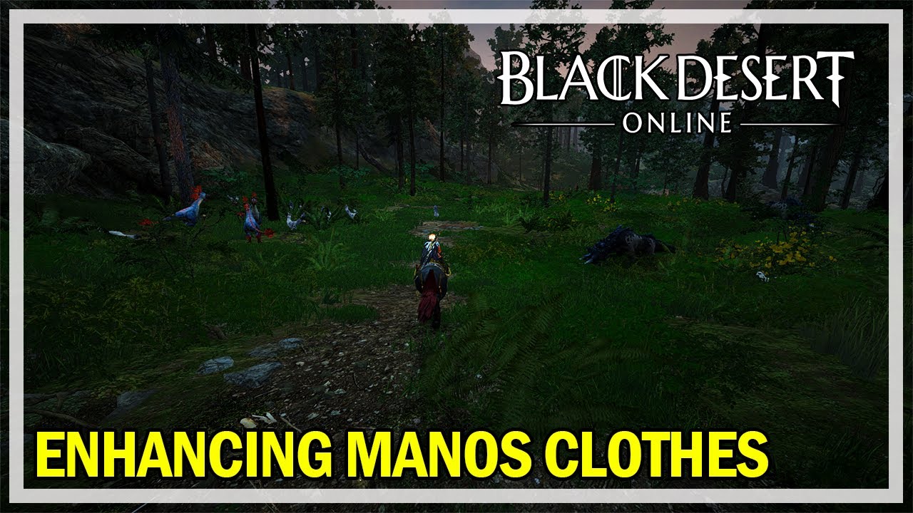 Black Desert Online Enhancing Manos Training Clothes Youtube