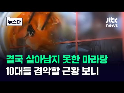 논란에 살아남지 못한 마라탕…10대 경악할 근황 보니 #뉴스다 / JTBC News
