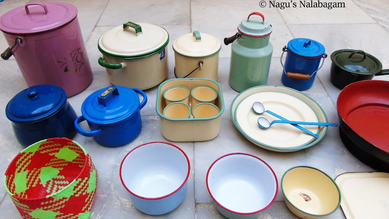 Chettinad Kitchen Vessels/Traditional Karaikudi Utensils/Old and