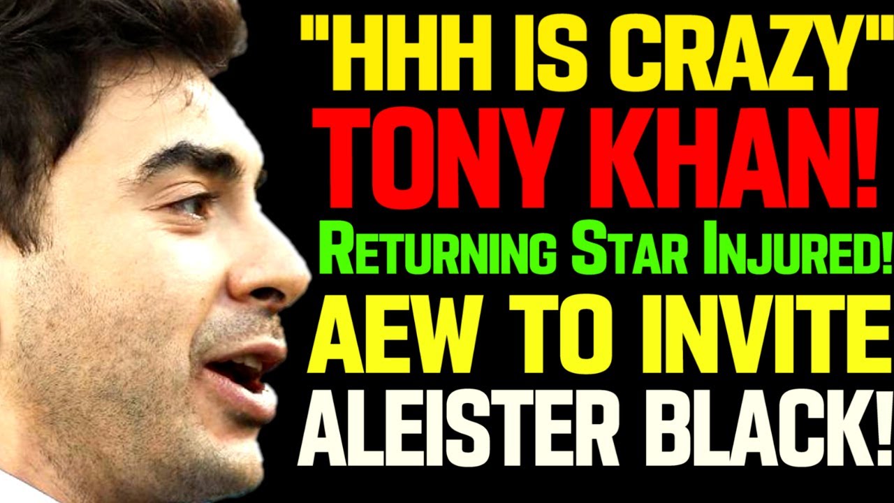 WWE News! Tony Khan Goes Off On Triple H! WWE Wrestler Is Injured! Aleister Black In AEW! AEW News!